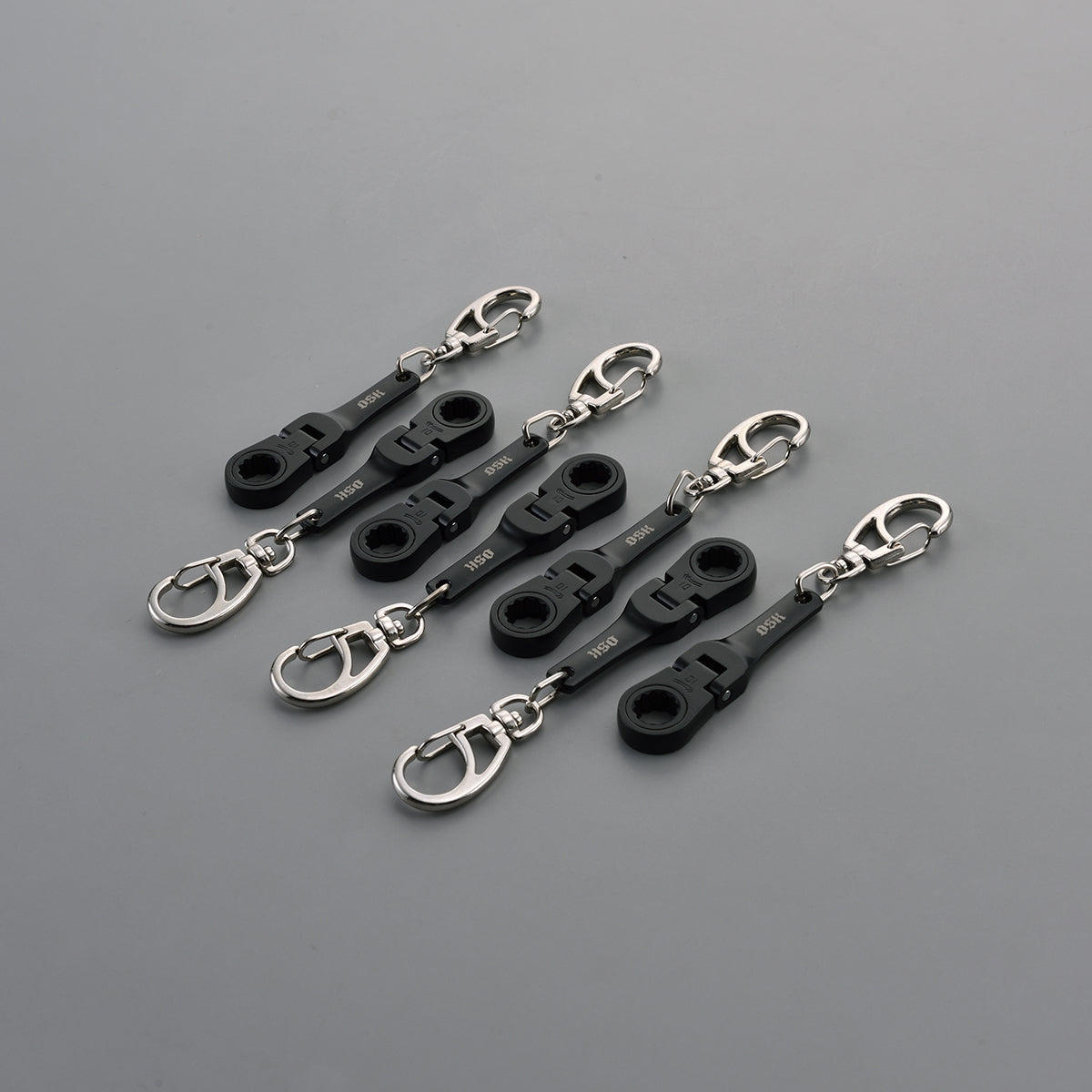 OSK 10mm 活動棘輪扳手鑰匙圈